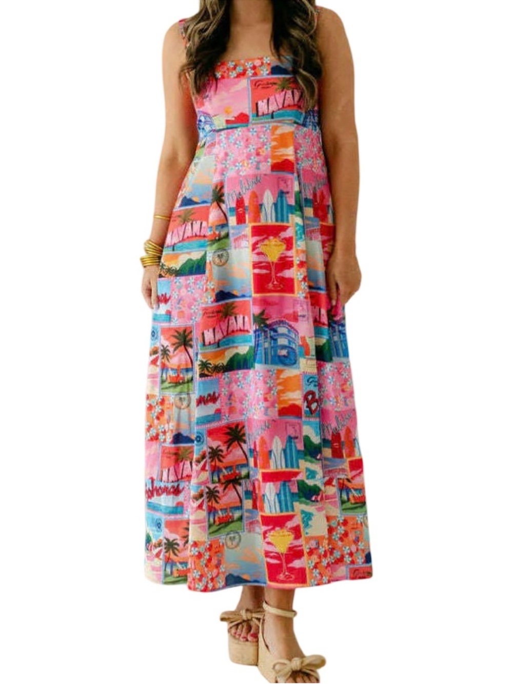 NEW Alden Adair Maria Dress in Havana Pink Luxury Vacation NWT.  Sk16